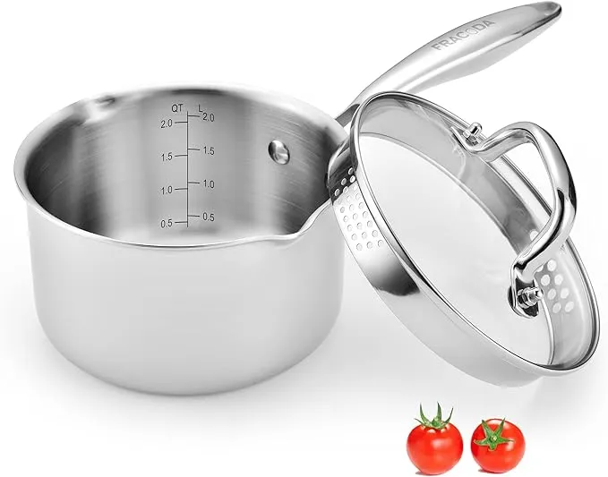 2 Quart Multipurpose Lightweight Saucepan
